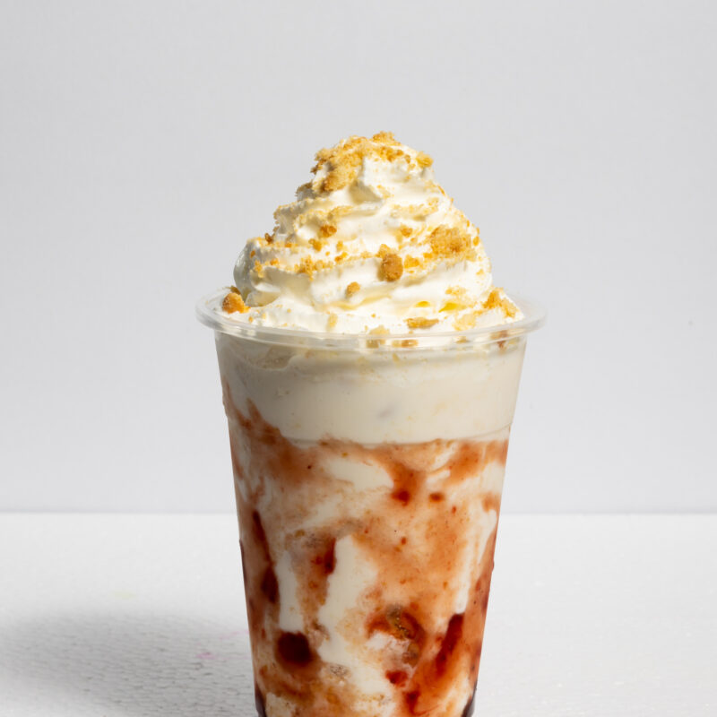 Strawberry Cheese Frappe